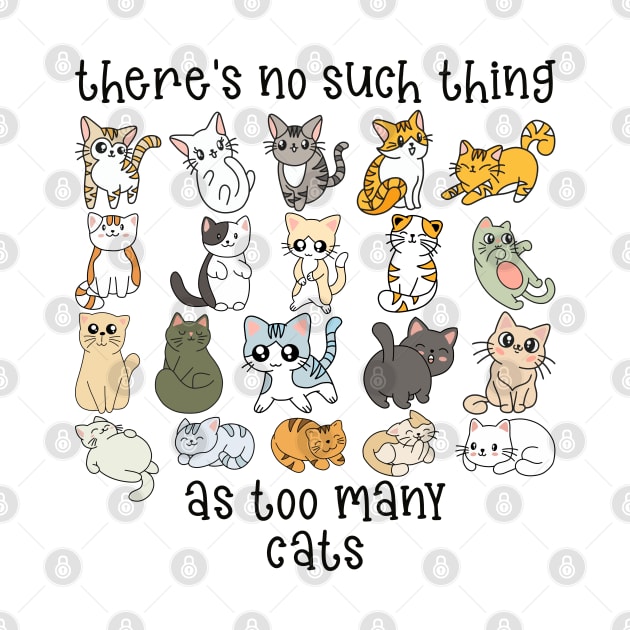 There's no such thing as too many cats by Fusti