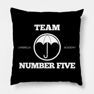 team number five - umbrella academy Pillow