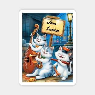 Alley Cats' Serenade Magnet