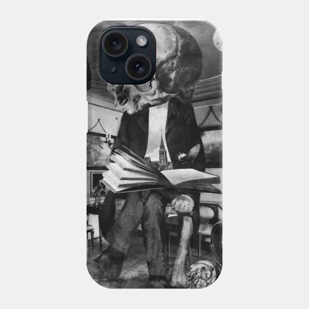 Philosophy Science Books Lover Gift Stoic Thinker Phone Case by seruniartworks