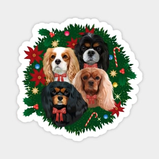 Cavalier Christmas and Holiday Gifts Magnet