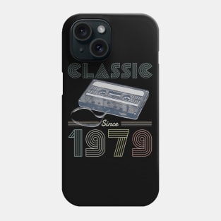 40th Birthday Gift Classic 1979 Year Old Mixtape 40 Year Old Phone Case