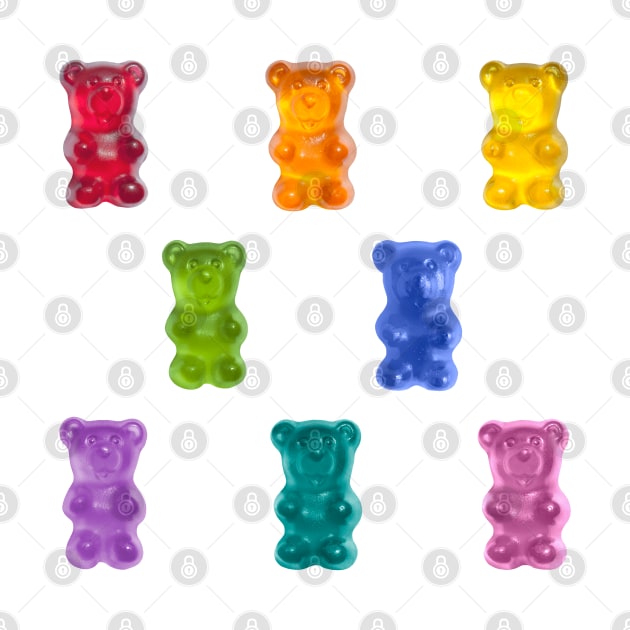 gummy bear rainbow by mystudiocreate