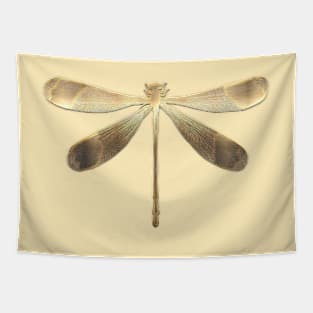 Gold Dragonfly Tapestry