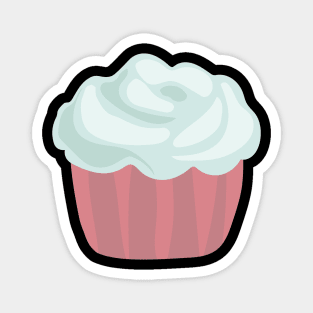 Cupcake cartoon  design Magnet