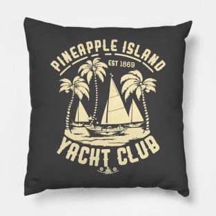 Pineapple Island Yacht Club Pillow