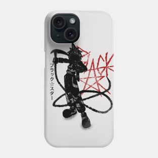 Crimson Black Phone Case