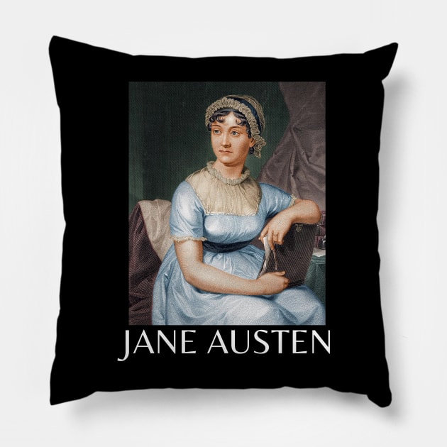 jane austen Pillow by lukelux