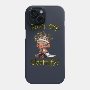 Don't Cry, Electrify: The Doctor's Shocking Humor Phone Case