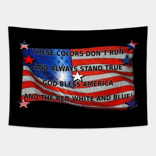 God Bless America Tapestry