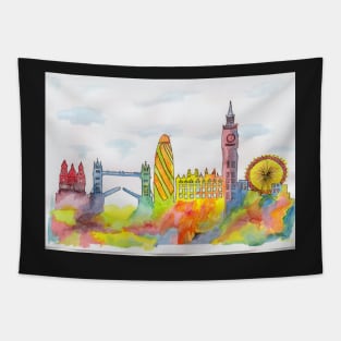 London Skyline Tapestry