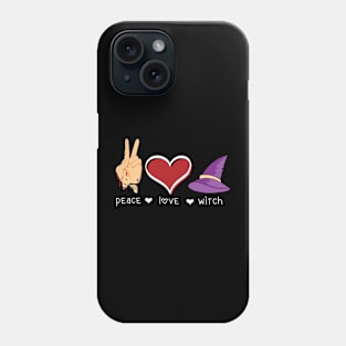 Peace Love Witch Phone Case