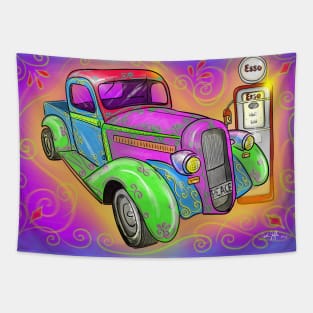 Psychedelic Truck Tapestry