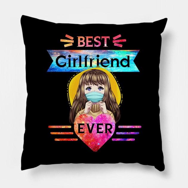 Best girlfriend ever Pillow by Aprilgirls