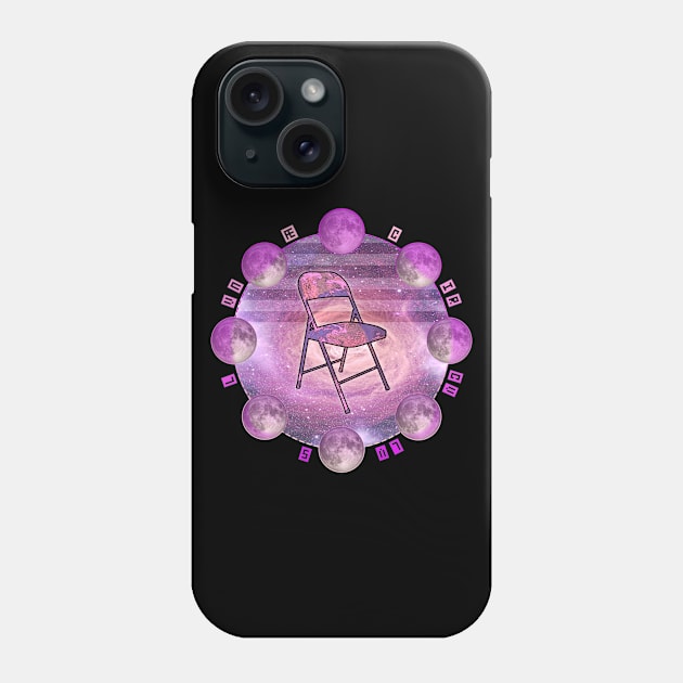 Lunar Phases - ChairDrobe Space Phone Case by Chair