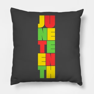 Juneteenth - Typography Design Pillow