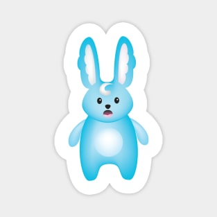 Surprised Rabbit Magnet