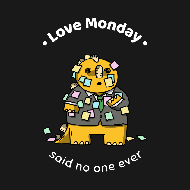 Funny Monday I Hate Monday Design by LetsBeginDesigns