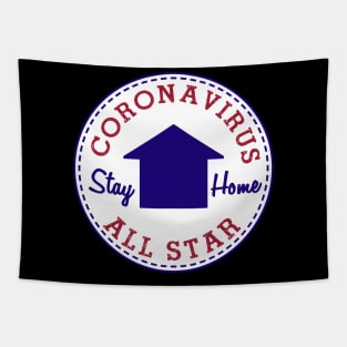 Coronavirus All Star Tapestry