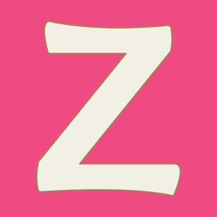 letter z pink T-Shirt