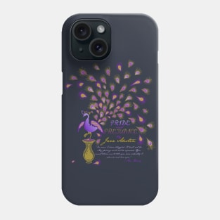 Paisley Peacock Pride and Prejudice: Royal Phone Case