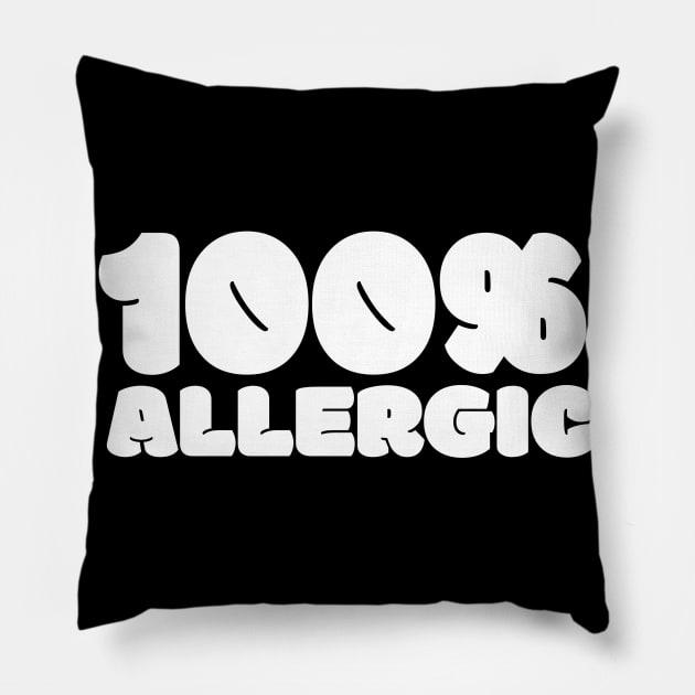100% allergic Pillow by FromBerlinGift
