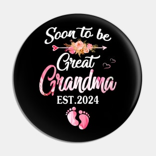 soon to be Great grandma 2024 Pin