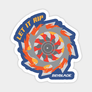 Let It Rip Beyblade Bey Magnet