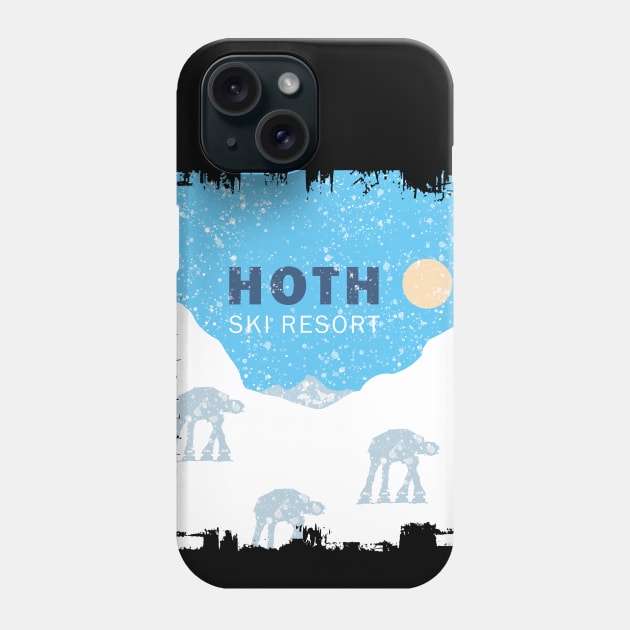 Ski resort Phone Case by YellowMadCat