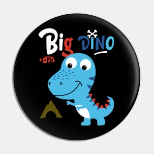 big dino t rex cartoon Pin