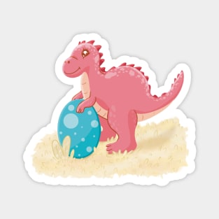 Easter dino egg Magnet