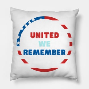 United We Remember Pillow