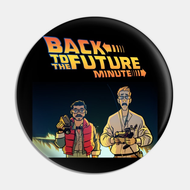 BTTF Minute - S1 Square Pin by Dueling Genre