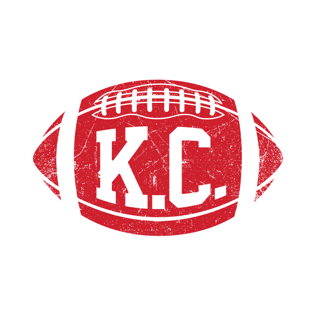 KC Retro Football - White by KFig21