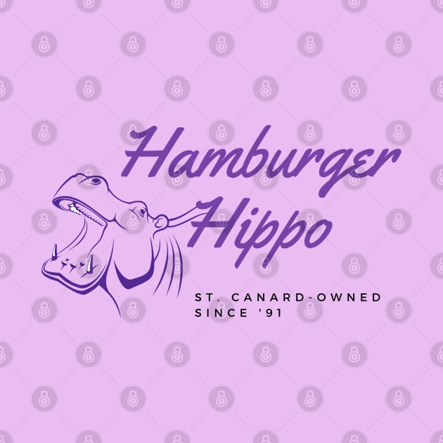 Hamburger Hippo by Amores Patos 