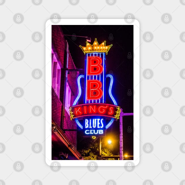 Beale St, Memphis, Tennessee, USA. Magnet by VickiWalsh