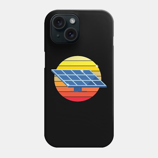 Solar Retro Photovoltaic Phone Case by MooonTees