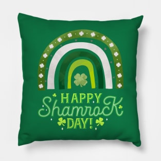 Happy Shamrock Day! Pillow