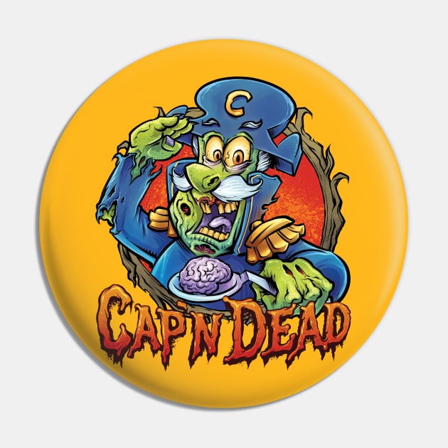 Cap'n Dead Pin by FlylandDesigns