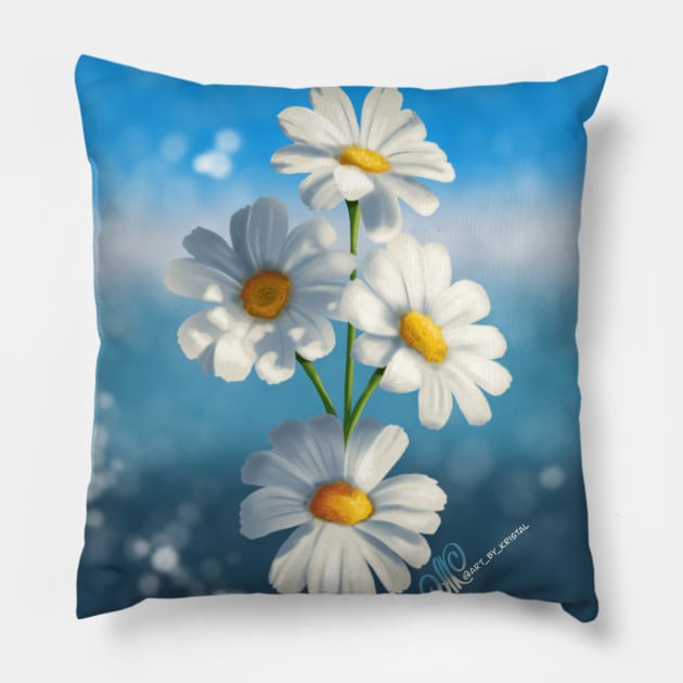 Chamomile Pillow by art_by_kristal