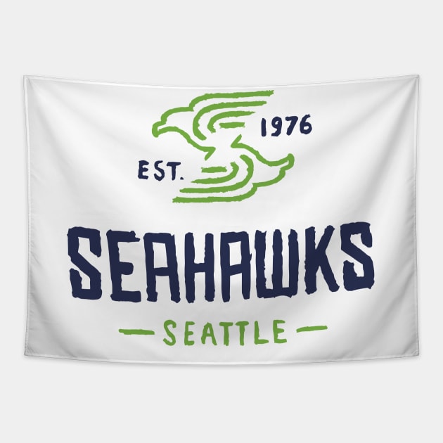 Seattle Seahaaaawks 04 Tapestry by Very Simple Graph