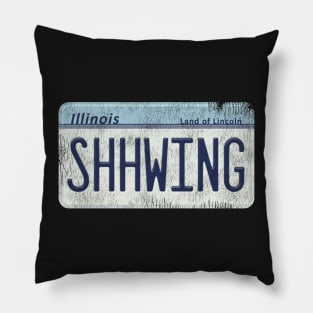 The Mirthmobile License Plate Shwing! Pillow