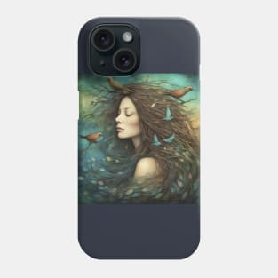 Nest Head Lady Phone Case