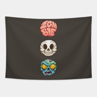 Zombie Balls Tapestry