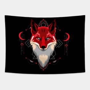 red mask Tapestry