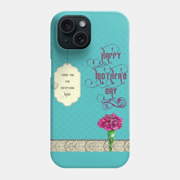 Happy Mother's Day - Gift for Mother's Day Phone Case by FanitsaArt