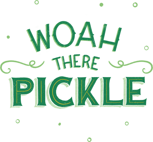 Woah There Pickle Kids T-Shirt by DaisyBisley