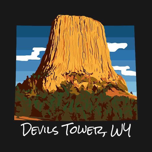 Devils Tower Wyoming by A Reel Keeper