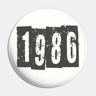 1986 Pin