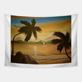 Tropical Island resort Tapestry